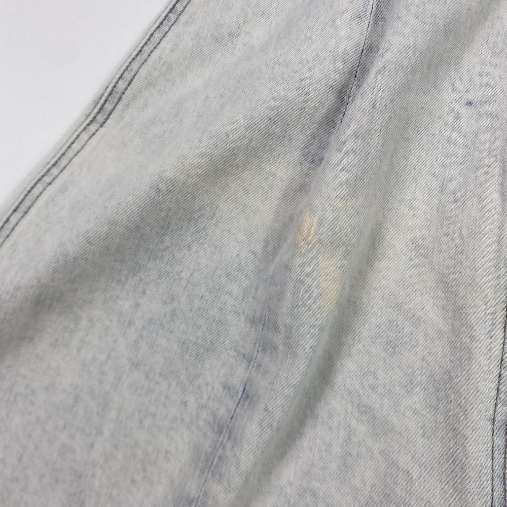 7 For All Mankind Light Wash Denim Mini Dress - Picture 4 of 9